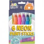 Craft Planet Paint Sticks Neon | Pack of 6