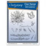 Claritystamp A5 Unmounted Stamp Set Agapanthus Set of 14 | Jayne Nestorenko Floral Collection