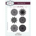 Creative Expressions A5 Stamp Set Arty Doilies by Lisa Horton | Set of 6