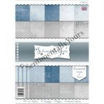 Phill Martin Sentimentally Yours A4 Essentials Paper Pack Denim and Slate | 40 Sheets
