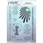 IndigoBlu A5 Red Rubber Stamp Biggest Fan by Kay Halliwell-Sutton