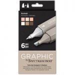 Spectrum Noir Graphic Marker Pen Set Portrait | Set of 6