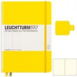 Leuchtturm1917 Lemon Medium Notebook & Pen Loop Bundle | Plain