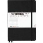 Leuchtturm1917 Black A5 Hardcover Medium Notebook | Ruled