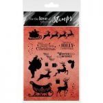 Hunkydory For the Love of Stamps A6 Stamp Set A Jolly Christmas | Set of 16