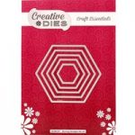 Creative Dies Metal Die Set Nesting Hexagon | Set of 5