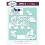 Creative Expressions Die Set Christmas Polar Bear Set of 6 | Paper Cuts 3D Collection