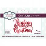 Sue Wilson Die Set Thinking Of You At Christmas | Festive Mini Expressions