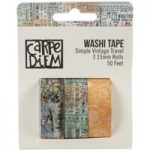 Simple Stories Washi Tape Simple Vintage Traveller | Pack of 3