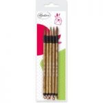 Aladine Calligraphy Paint Brushes Wooden Chinese | Set of 5