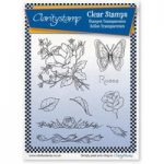 Claritystamp A5 Unmounted Stamp Set Roses Set of 9 | Jayne Nestorenko Floral Collection