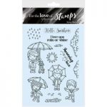 Hunkydory For the Love of Stamps A6 Set Sunny Showers | Set of 15