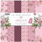 Paper Boutique 12in x 12in Paper Pad 160gsm 36 Sheets | Butterfly Ballet