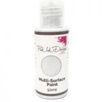 Pink Ink Multi Surface Paint Silver Shine 50ml