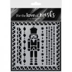 Hunkydory For the Love of Masks Nutcracker Kisses | 5.5in x 5.5in