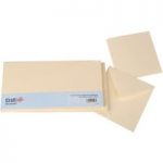 Craft UK 6inx6in Card Blanks & Envelopes Ivory | 50 pack