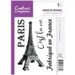 Crafter’s Companion A6 Rubber Stamp Made In France | Parisian Chic Collection