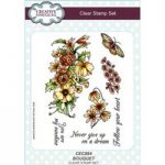 Creative Expressions Liz Borer A5 Clear Stamp Set – Bouquet
