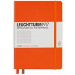 Leuchtturm1917 Orange A5 Hardcover Medium Notebook | Squared