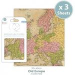 Craft Consortium Decoupage Paper Pad Old Europe | 3 Sheets