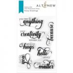 Altenew Stamp Set Fancy Greetings | Set of 7