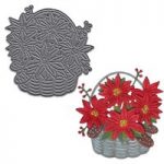 Joanna Sheen Signature Dies Poinsettia Basket | 73mm x 73mm