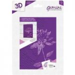 Gemini 3D 5in x 7in Embossing Folder & Stencil Chrysanthemum