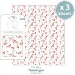 Craft Consortium Decoupage Paper Pad Flamingos | 3 Sheets