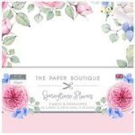 Paper Boutique 8in x 8in Card & Envelope 300gsm Pack of 20 | Springtime Blooms