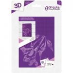 Gemini 3D 5in x 7in Embossing Folder & Stencil Rose Hip