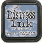 Ranger Distress Ink Pad 3in x 3in by Tim Holtz | Stormy Sky