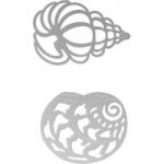 Couture Creations Decorative Die Set Seashells Set of 2 | Seaside & Me Collection