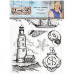 Crafter’s Companion Sara Signature A6 Stamp Set Nautical Elements Set of 9 | Nautical Collection