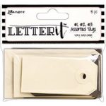 Ranger Letter It Surfaces Tags Assortment | Pack of 18