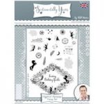 Phill Martin Sentimentally Yours A5 Stamp Set Mystical Moments Frame Set of 24 | Montage Collection