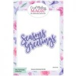 Card Making Magic Die Set Seasons Greetings Sentiment Christmas Collection by Christina Griffiths