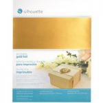 Silhouette Printable Sticker Paper Gold Foil 8.5in x 11in | 8 Sheets