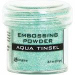 Ranger Embossing Powder 1oz Pot | Aqua Tinsel