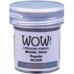 WOW! Metallic Embossing Powder Silver Regular | 15ml Jar