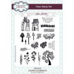 Creative Expressions A5 Stamp Set Scenic Elements by Lisa Horton | Set of 20