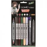 Copic Ciao 5 + 1 Marker Pen Set with a Copic Multiliner Vampire Knight | Set of 6