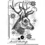 Woodware Polymer Stamp Clear Singles Vintage Deer