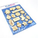 CraftStash Wooden Embellishments – Christmas