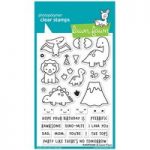Lawn Fawn Clear Stamp Set Rawrsome Set of 31 | 4in x 6in