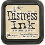 Ranger Distress Ink Pad 3in x 3in by Tim Holtz | Antique Linen