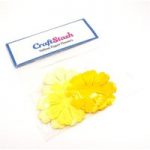 CraftStash Paper Flowers | Yellows