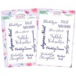 Card Making Magic Multilingual Sentiment Bundle by Christina Griffiths | Stamp & Embossing Folder