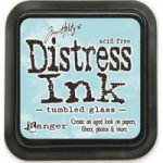 Ranger Distress Ink Pad 3in x 3in by Tim Holtz | Tumbled Glass