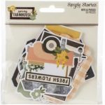 Simple Stories Die-Cut Bits & Pieces Spring Farmhouse | Pack of 66
