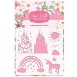 Apple Blossom 6in x 6in Stencil Castle Scene | Enchanted Collection